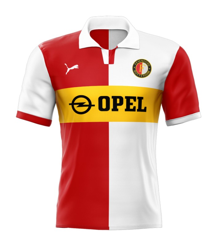 Feyenoord thuisshirt 1985-1986 - 1