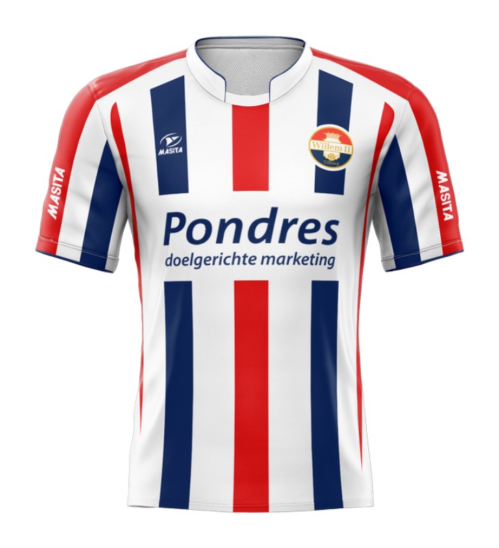 Willem II thuisshirt 2010-2011 - 1